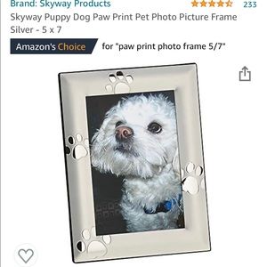 Paw Print Frame